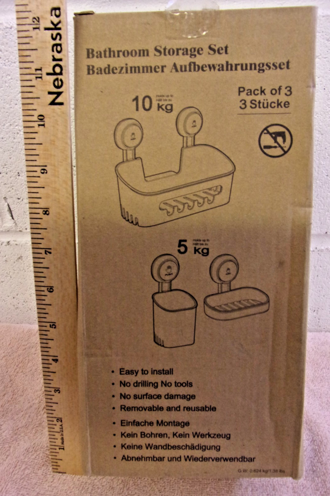 NEW UNOPENED Bathroom Storage Set Pack of 3
