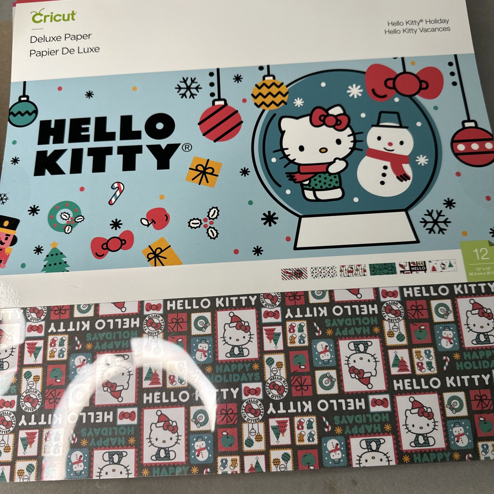 Cricut HELLO KITTY Deluxe Paper 12x12 Holiday