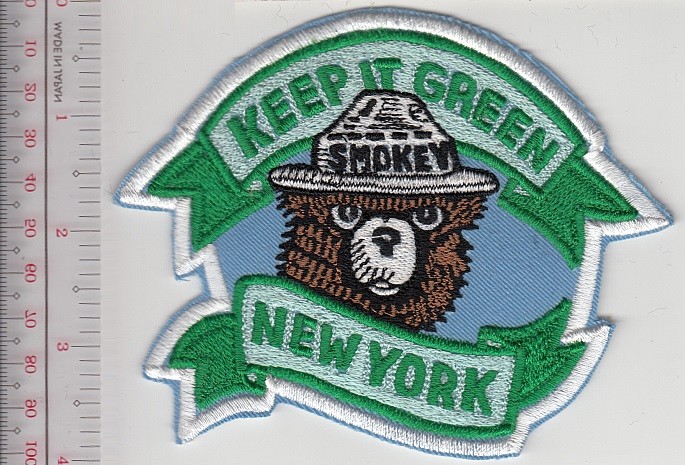 Smokey the Bear New York Says ''Keep it Green'' Forest Green NO TARIFF