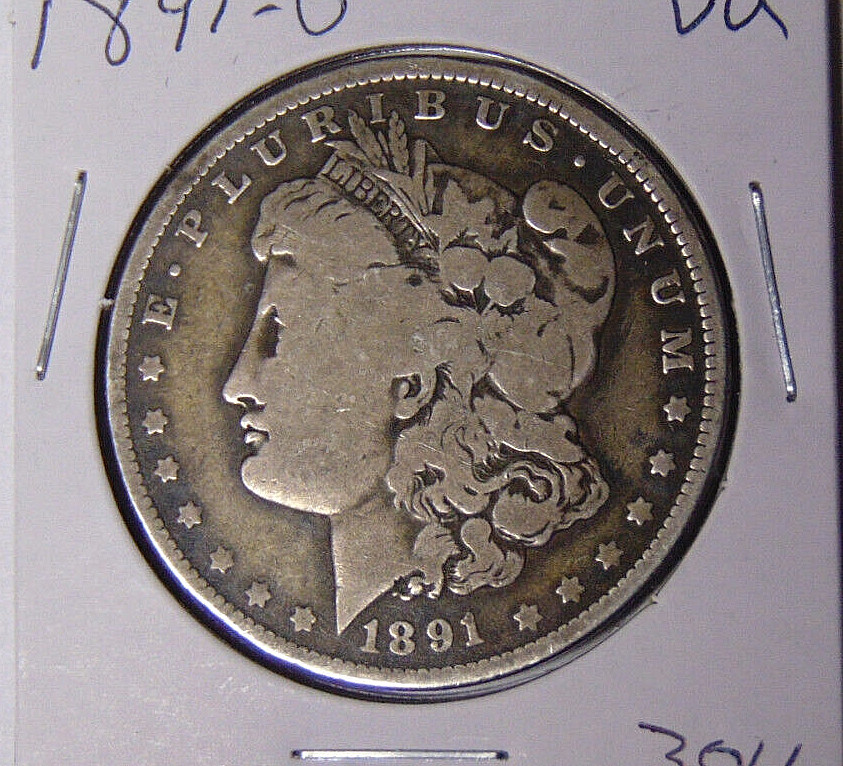 1891-O Morgan Silver Dollar VG New Orleans Mint Coin (1.2623.2)