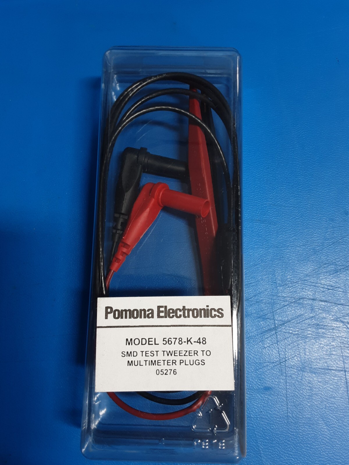 Pomona 5678-K-48 SMD Test Tweezers with DMM Plugs , to Multimeter Plugs 05276