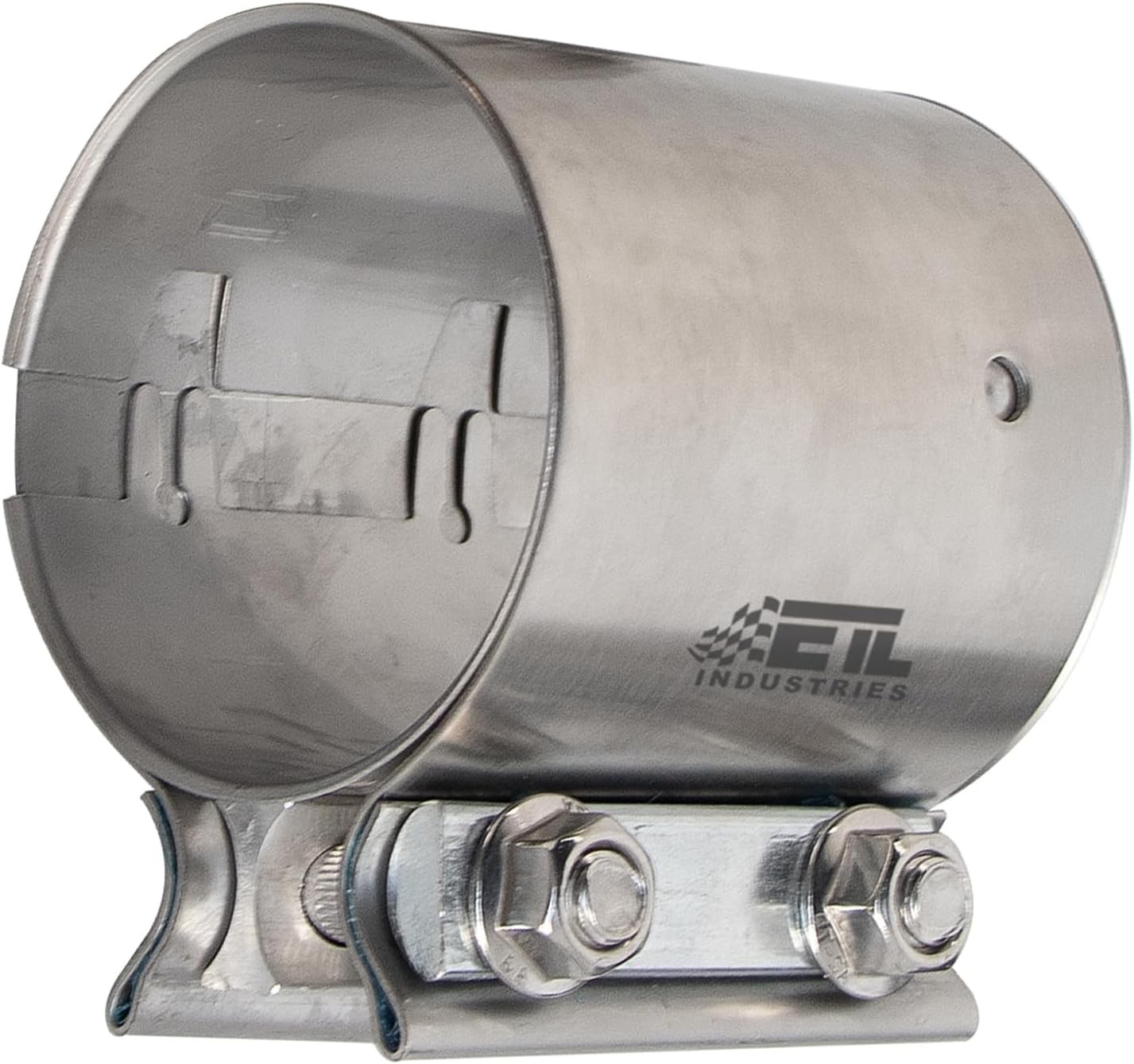3 Inch Exhaust Clamp Butt Joint Band Clamp Sleeve Coupler 304 Stainless Steel