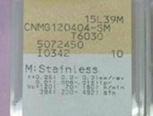10PCS/BOX New Tungaloy CNC blade CNMG120404-SM T6030