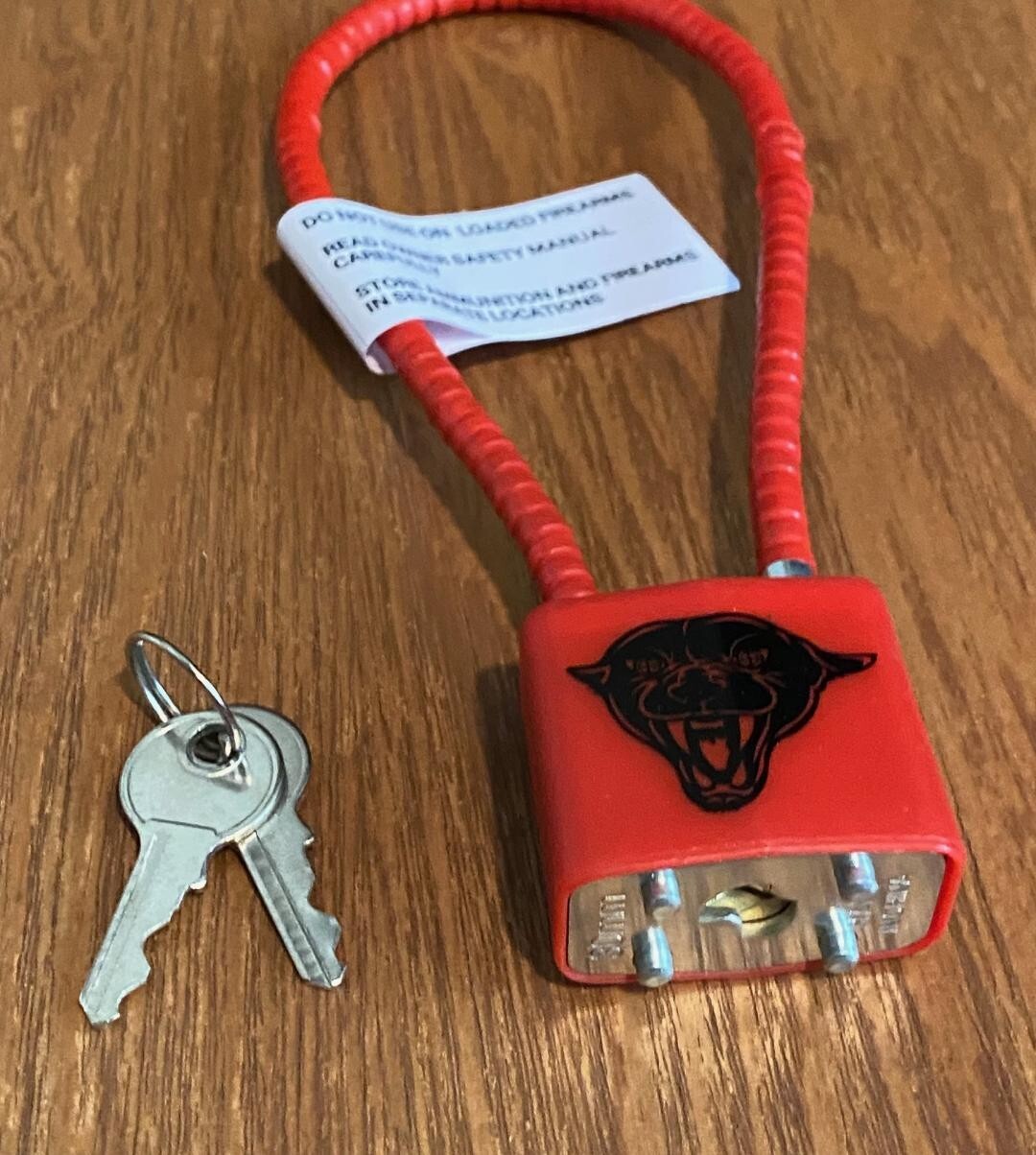 DPMS SBR KITTY KAT Gun Safety Cable Lock w/two key Brand New / Mint