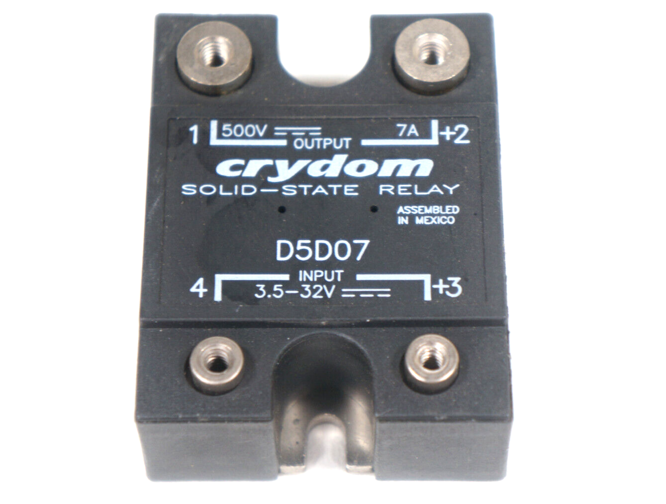 Crydom D5D07 Solid State Relay 3.5-32V DC Control Volt 3-60V DC 7AMP