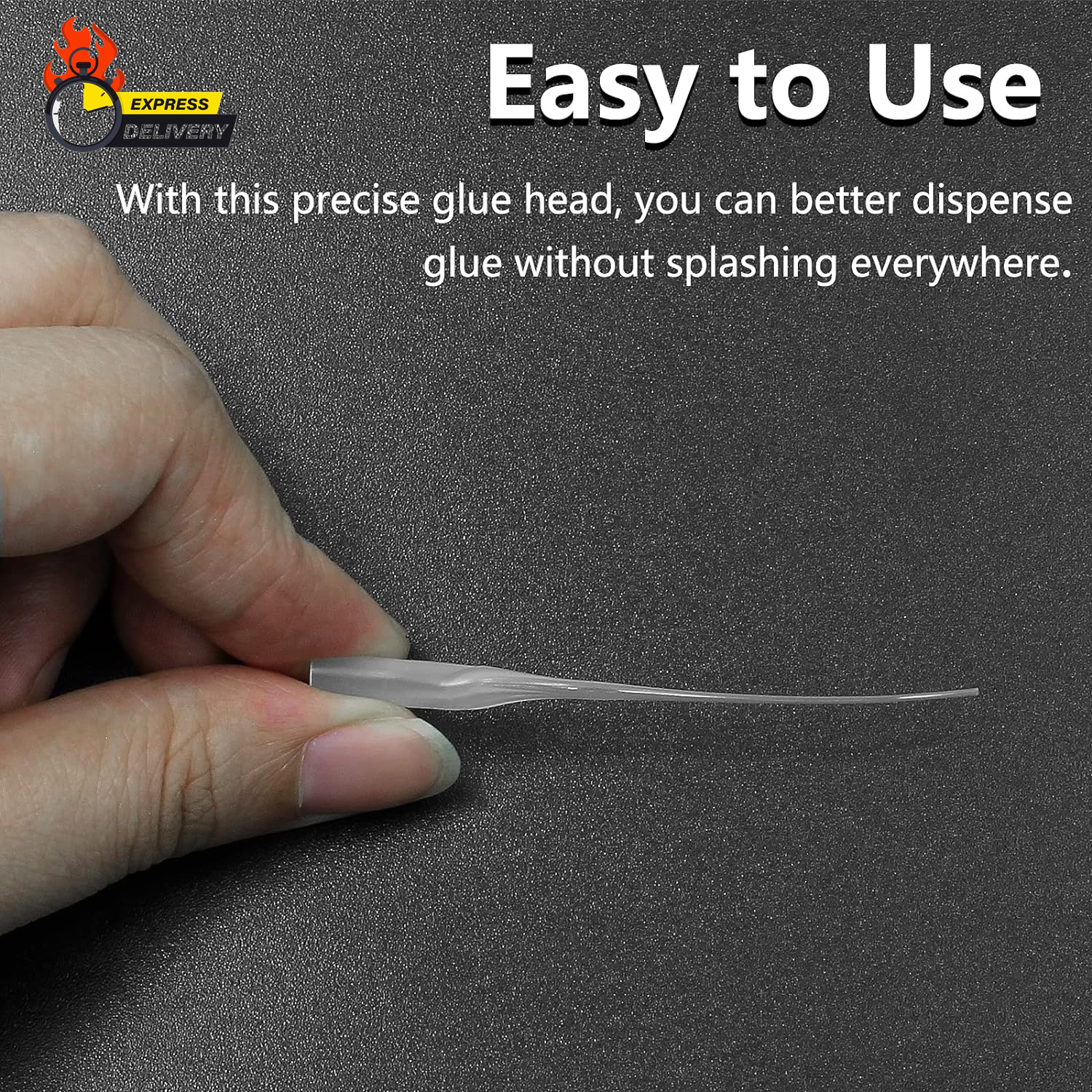200Pcs Micro CA Glue Tips, Precision CA Applicator Tips Glue Tip Extender for DI