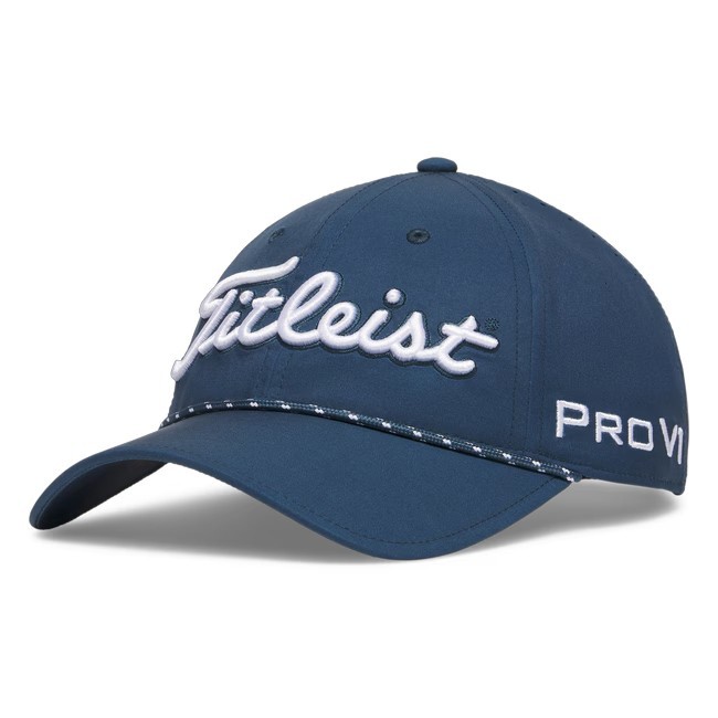 Titleist Golf Men's Tour Breezer Adjustable Cap Hat Navy/White New w/ tag! 2855