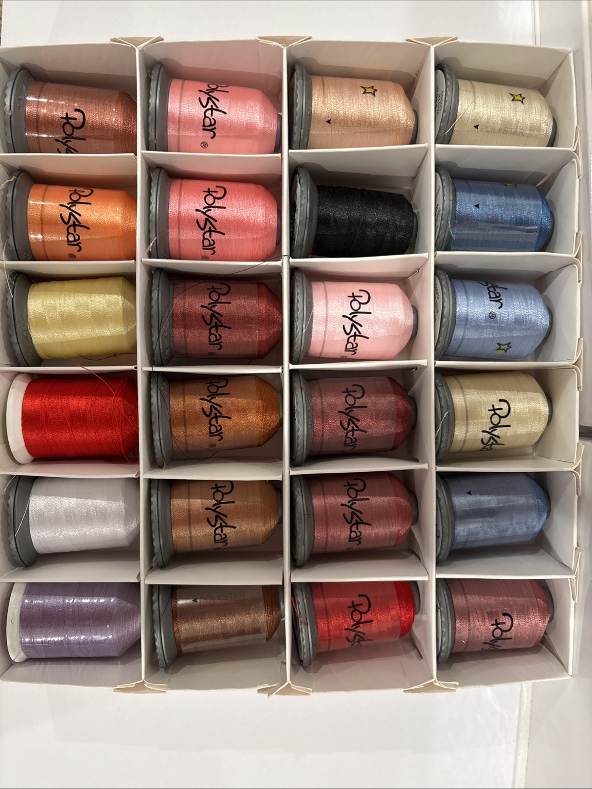 Polystar Embroidery Thread 67 Spools 50wt 1000m