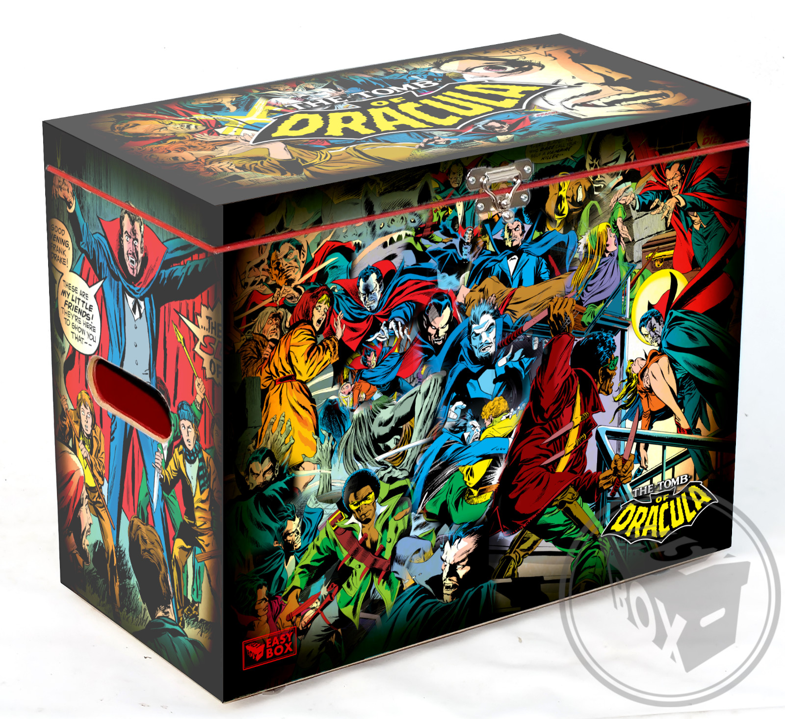 Dracula - Large Comic Book Hard Storage Box Chest MDF