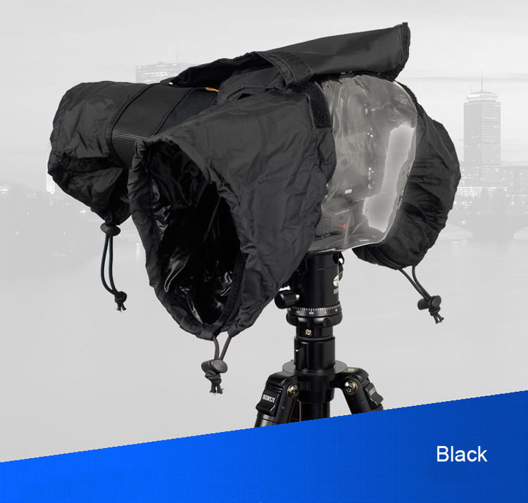 Rain Cover for Camera Canon Nikon DSLR Rain Sleeve Protection raincoat - 3 Color