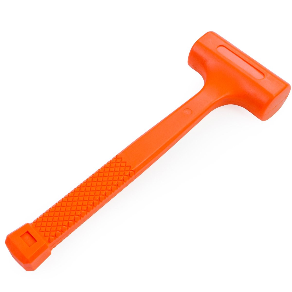 STKUSA 1LBS Dead Blow Hammer Grip Mallet Checkered Handle Spark and Rebound