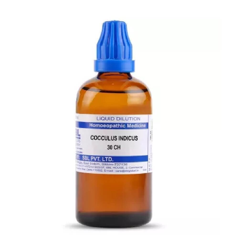 SBL Homeopathic Cocculus Indicus (30 ML / 100 ML) (Select Potency)