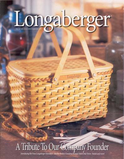 Longaberger FLYER - 2000-05 - TRIBUTE To DAVE Basket