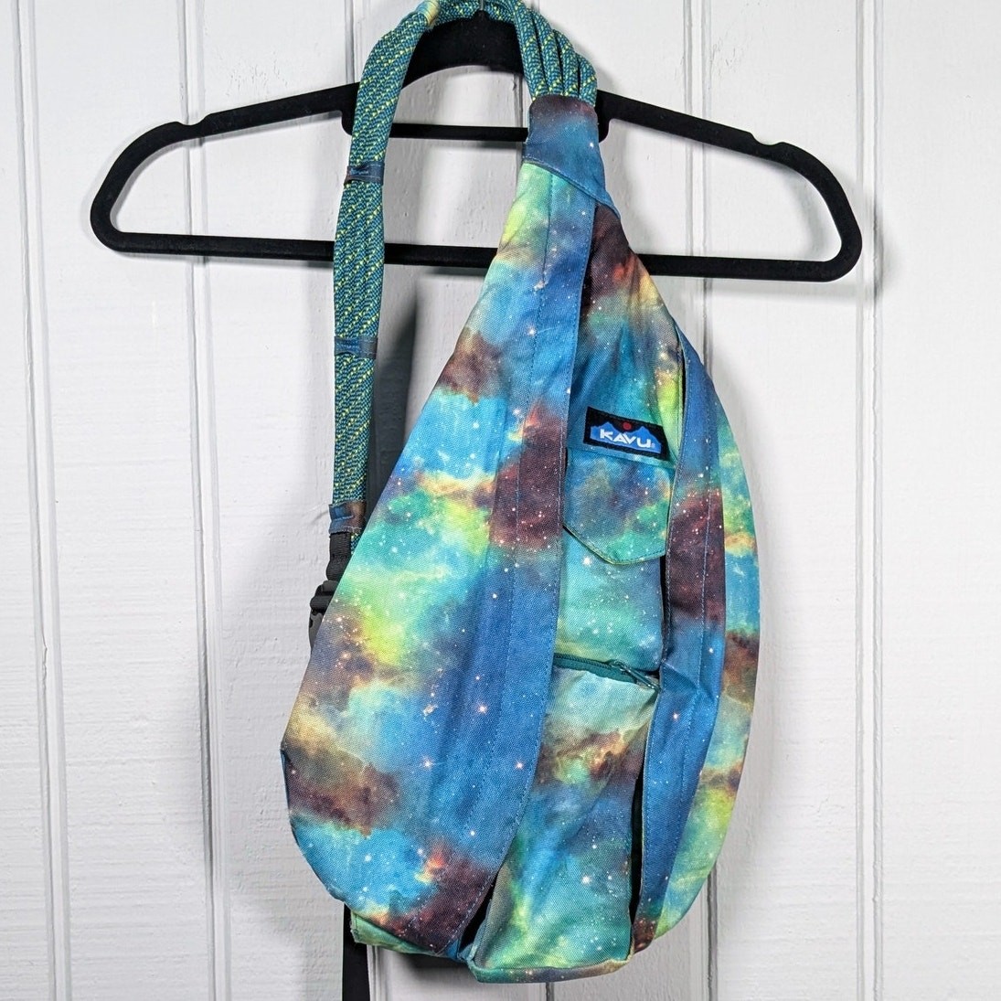 KAVU Rope Bag Backpack Multicolor Galaxy 20" Sling Crossbody Women Daypack Bag