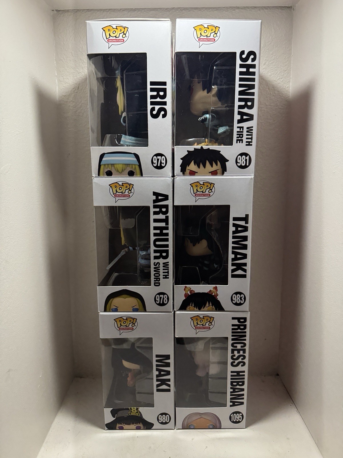 Full Glow 6-Pack Fire Force Funko Pop!