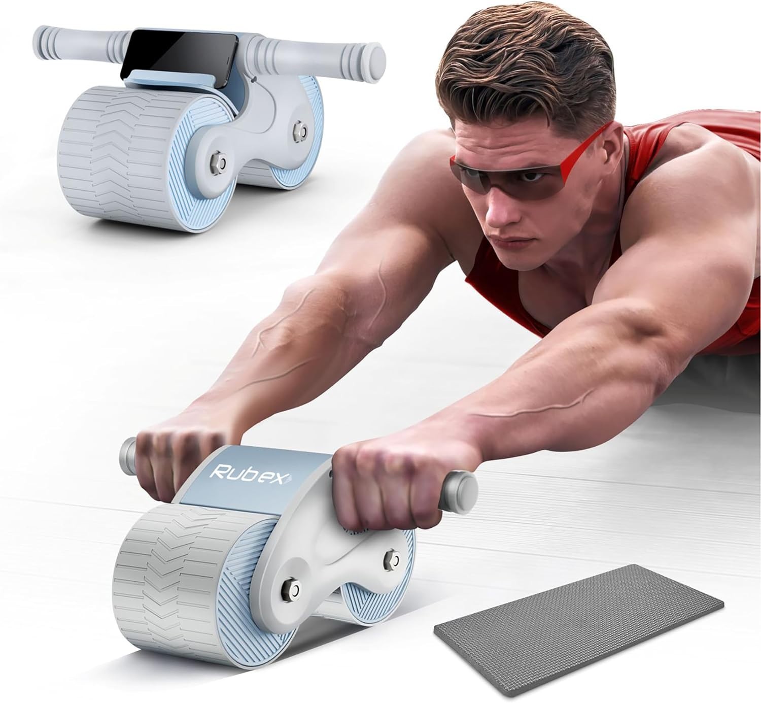 Rebound Ab Roller Wheel for Core Strength - Compact Home Gym Equipment