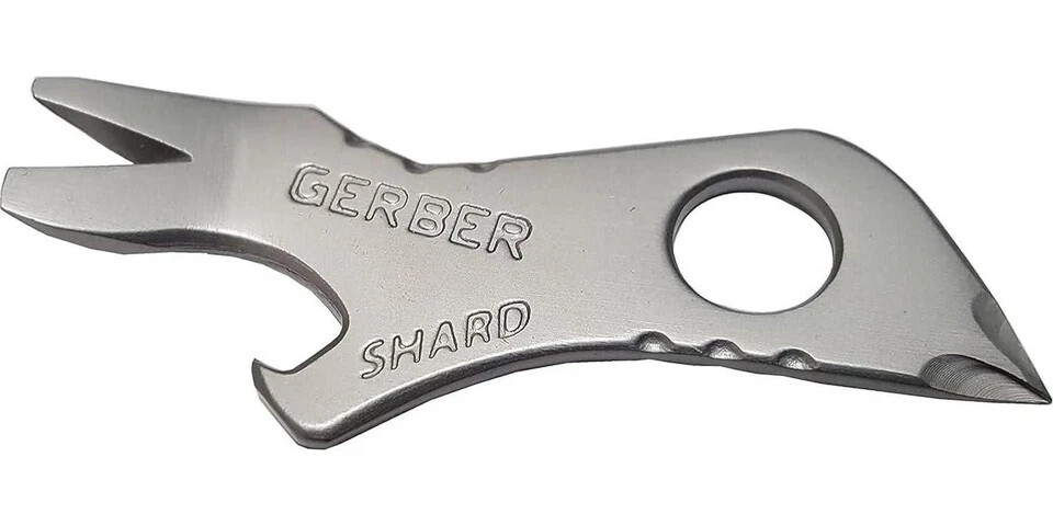 Gerber Gear Shard 7-in-1 Keychain Bottle Opener Multitool With Screwdriver, For