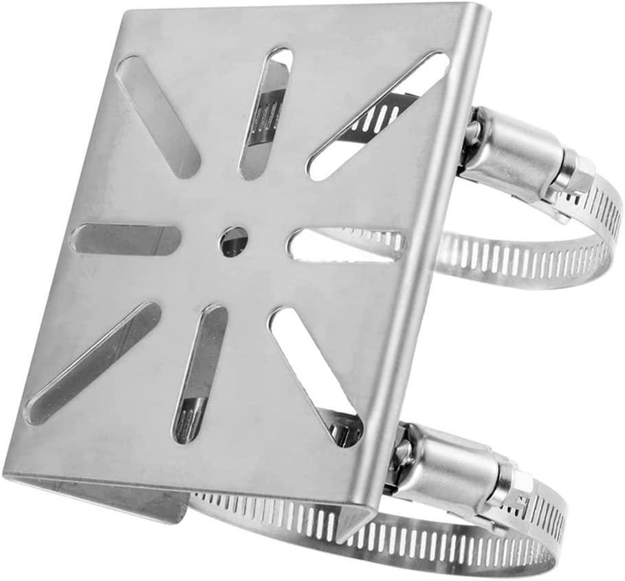 Post Pipe Pole Mounting Bracket Hose Clamps Arm Base for CCTV Security Camera