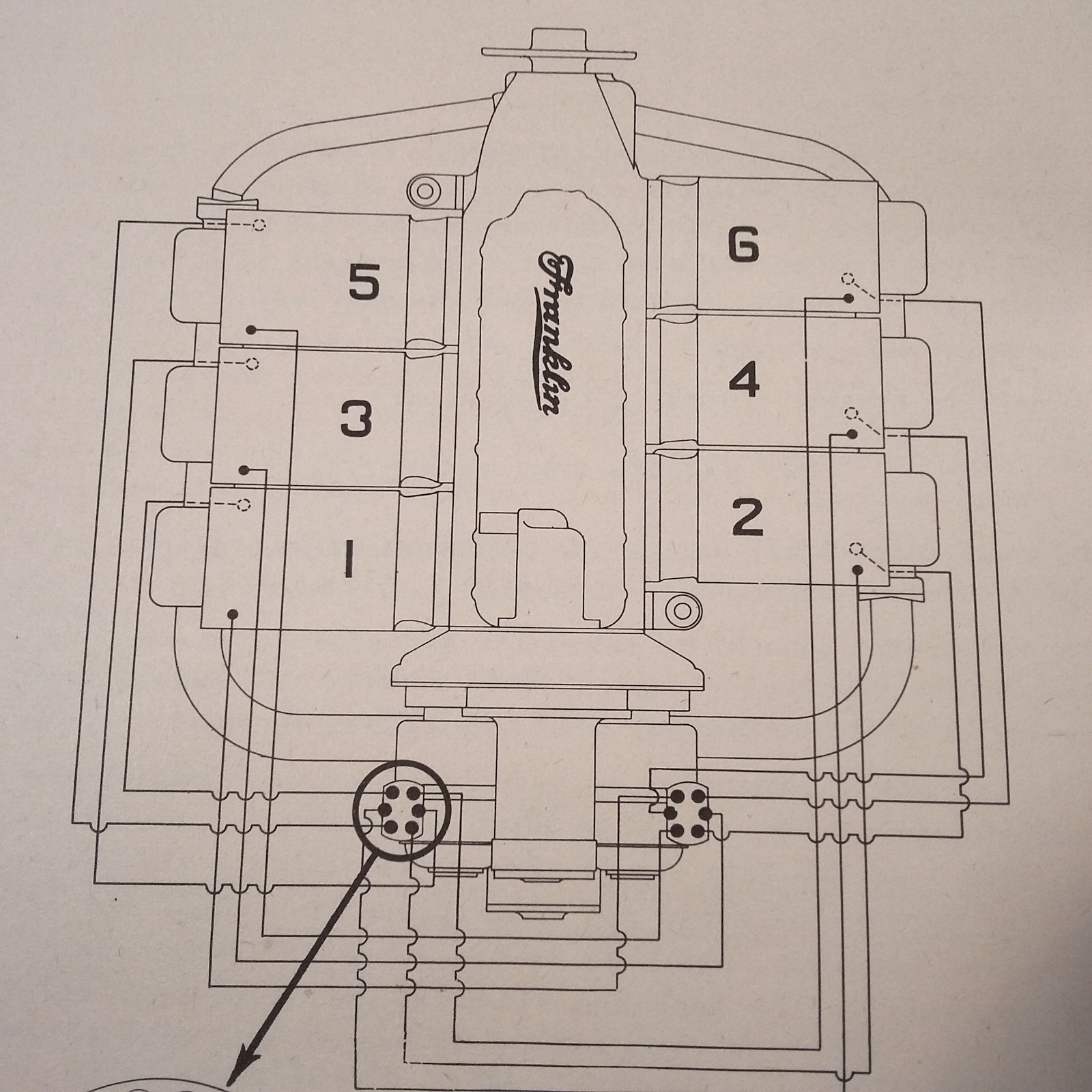 Original Franklin 335 cu.in. Series Operators Manual