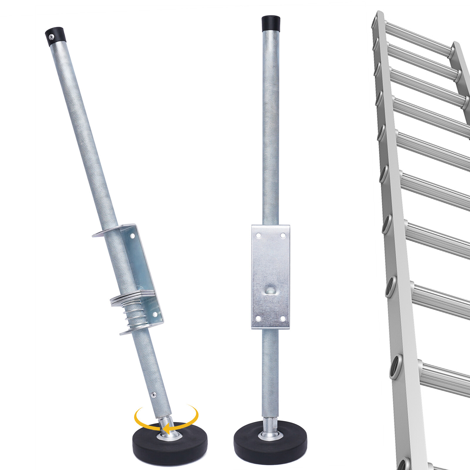 Extension Ladder Leveler Leg Stabilizer Ground Leveling Tool 330 LBS Adjustable