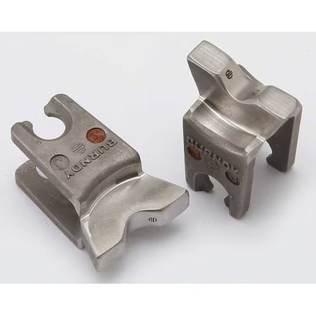 Burndy W2cvt Crimping Die, W Style, 6 Tons, 8 To 2 Awg