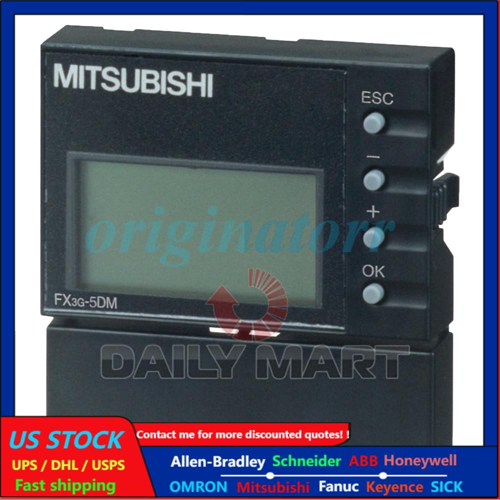 New In Box MITSUBISHI FX3G-5DM PLC Display Module