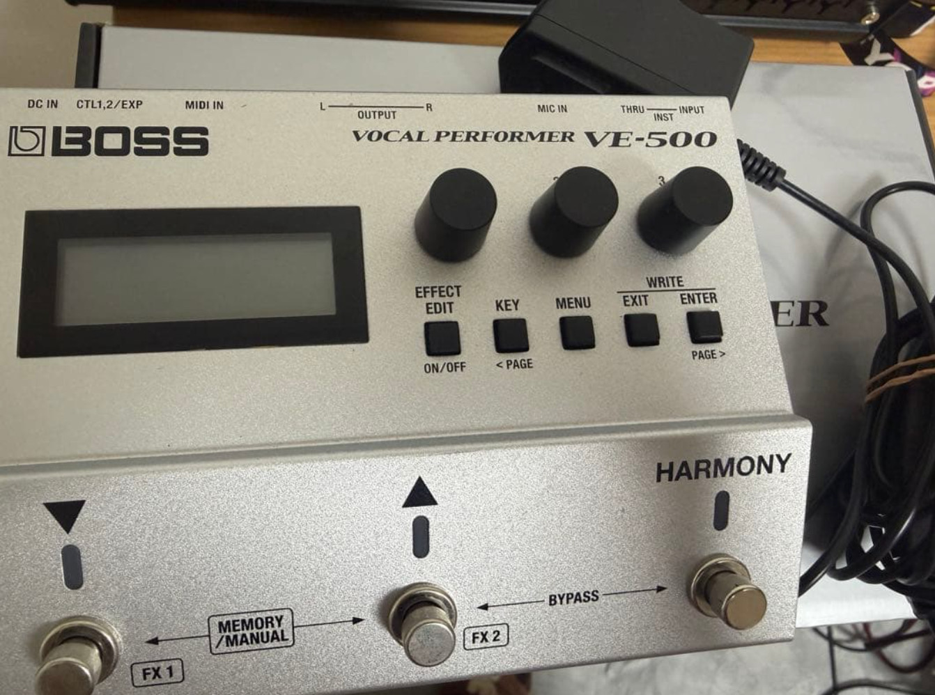 BOSS VE-500 VOCAL PERFORMER Vocal Effector In Working Order