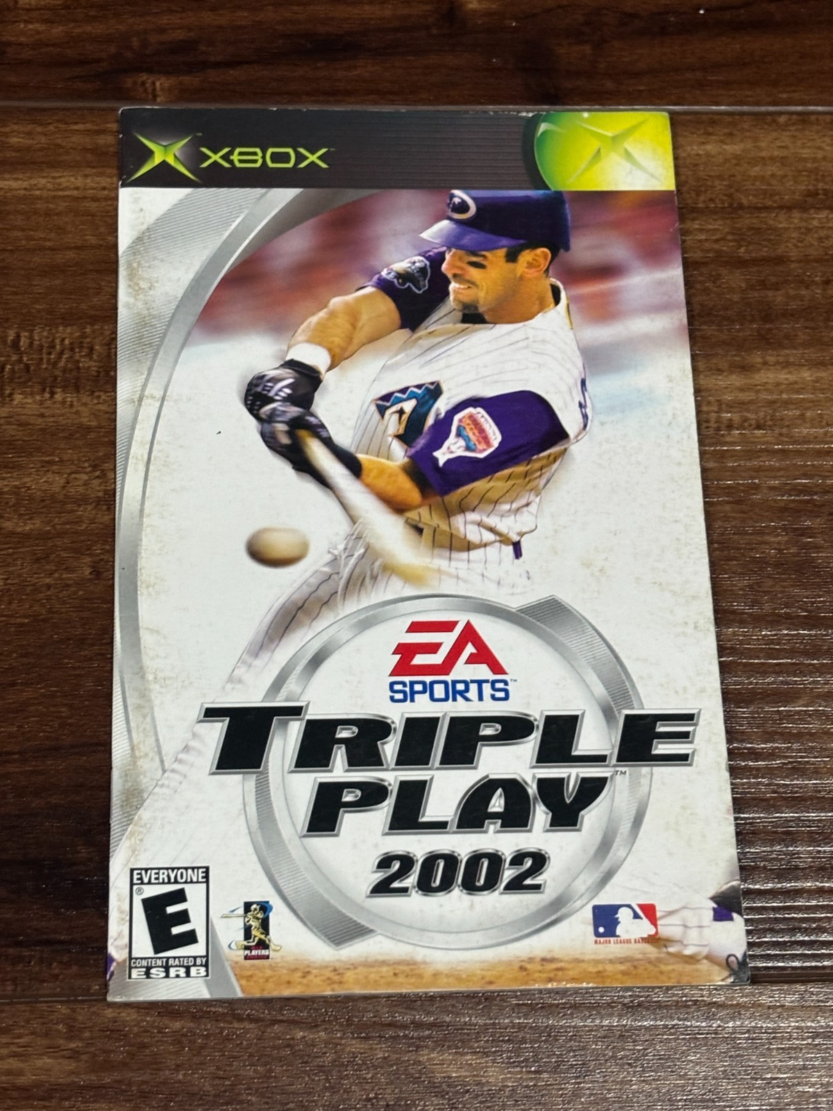 Triple Play 2002 MLB Baseball XBOX Instruction Manual Only