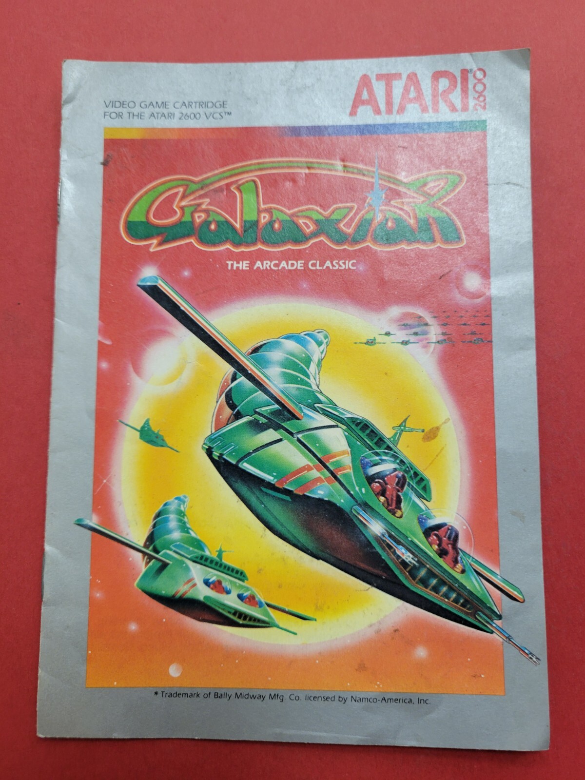 Galaxian Atari 2600 Manual Only