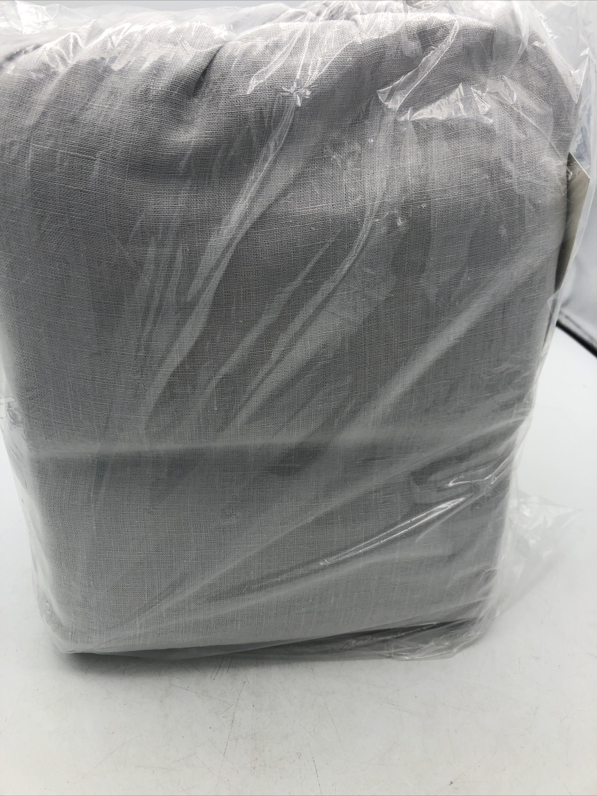Casaluna Queen 100% Washed Hemp Solid Sheet Set Gray