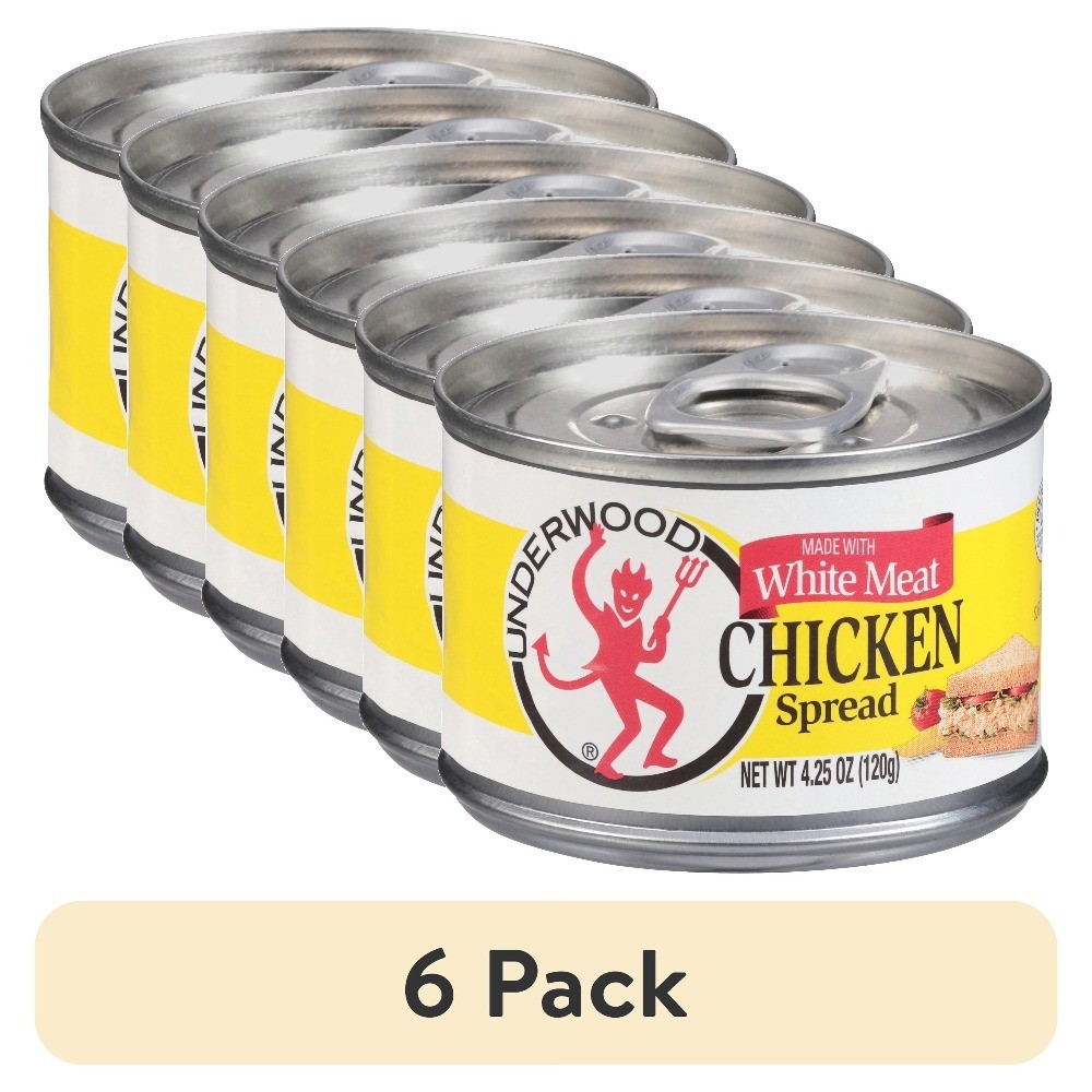 White Meat Chicken Spread in 4.25 oz Cans (6 Pack) for Pets or Humans