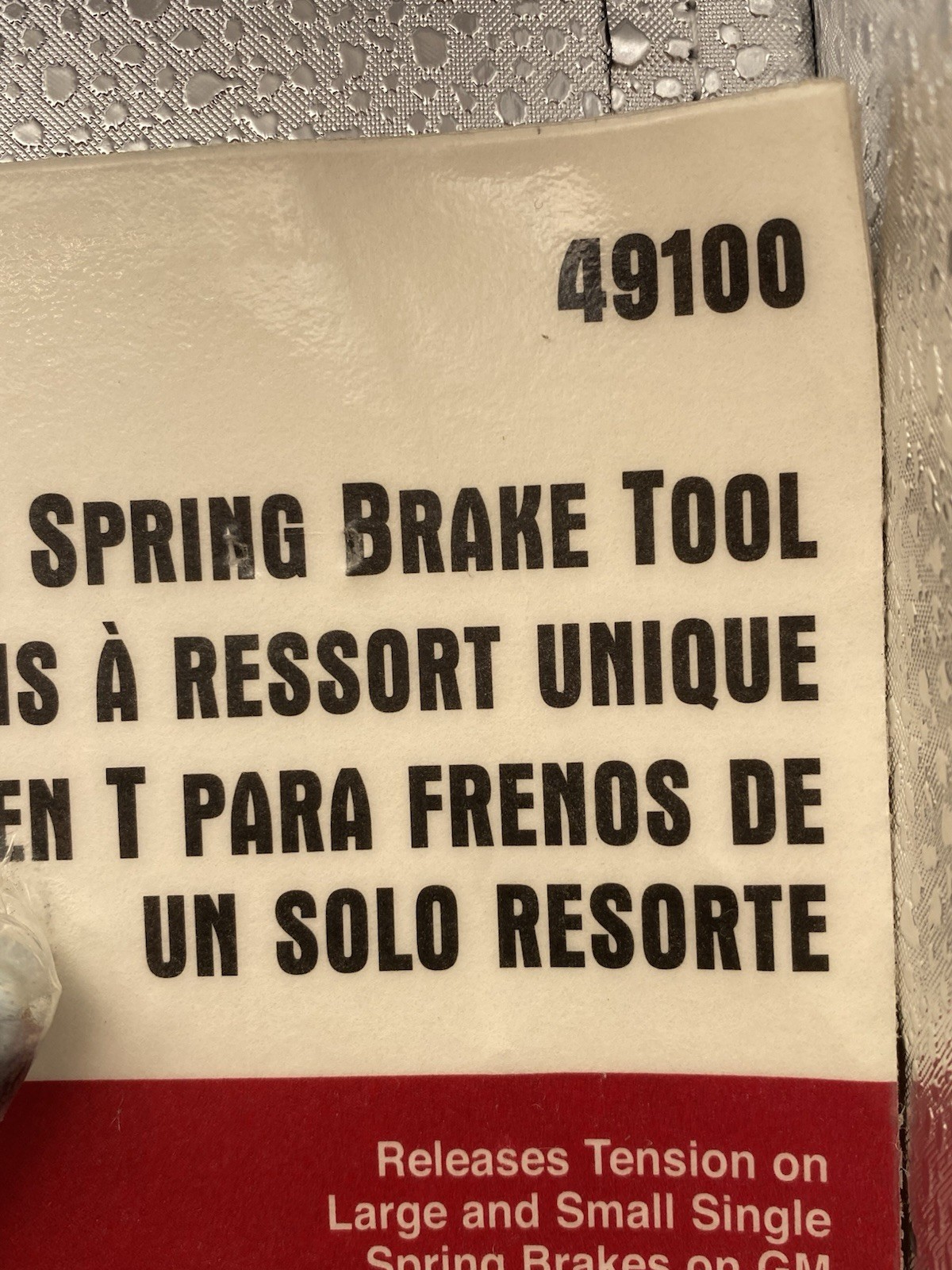 Lisle 49100 T-Handle Single Spring Brake Tool