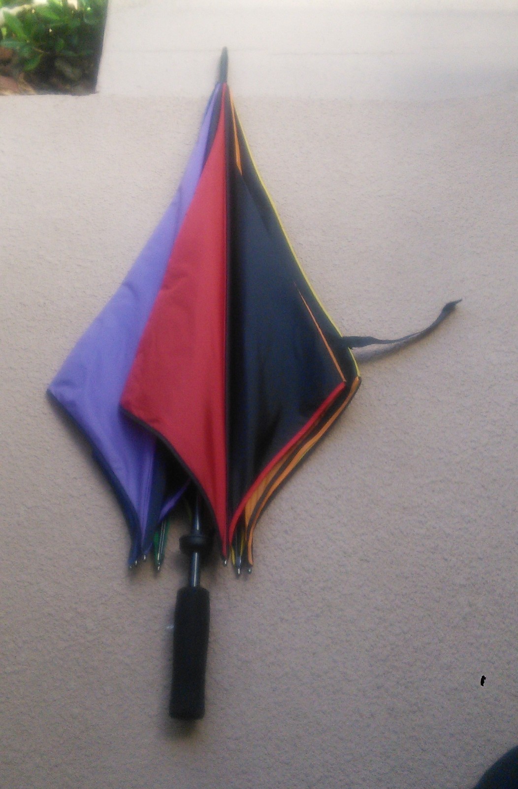 Original Cirque du Soleil Umbrella Multicolor Art RARE