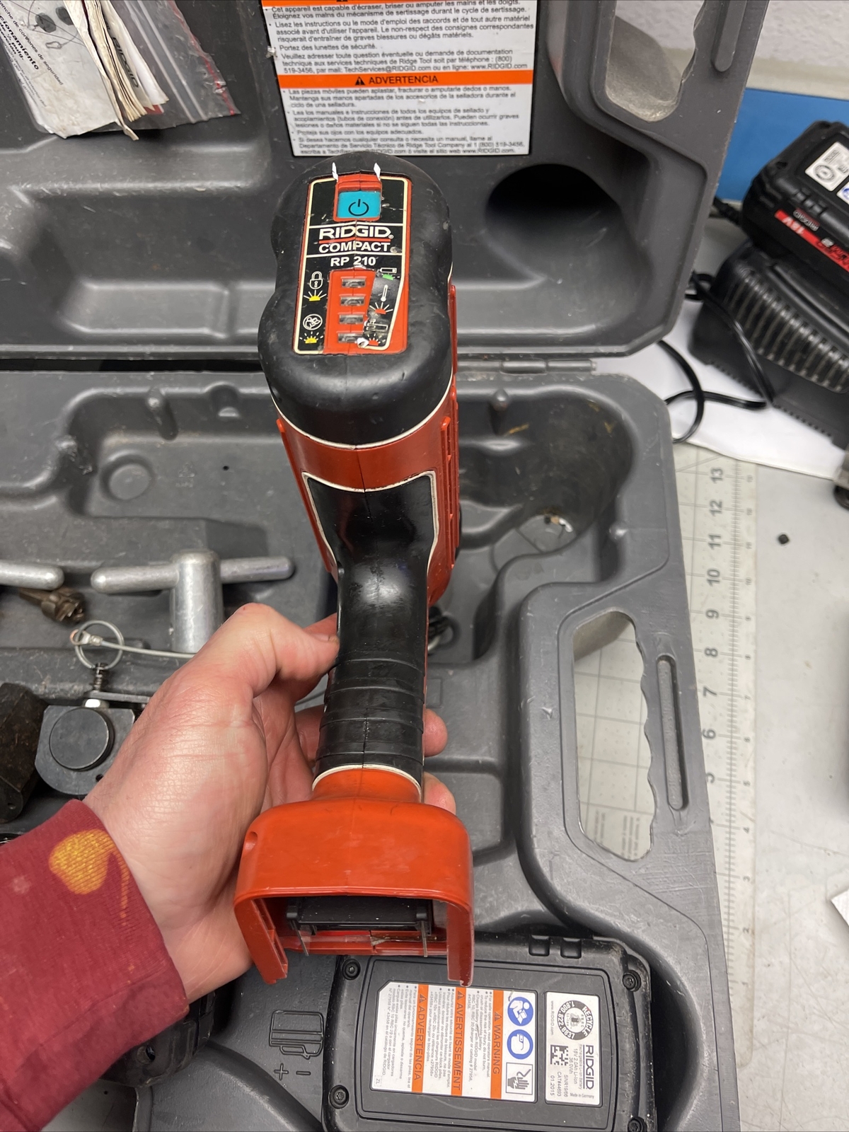 Ridgid RP 210 press frame (xt11