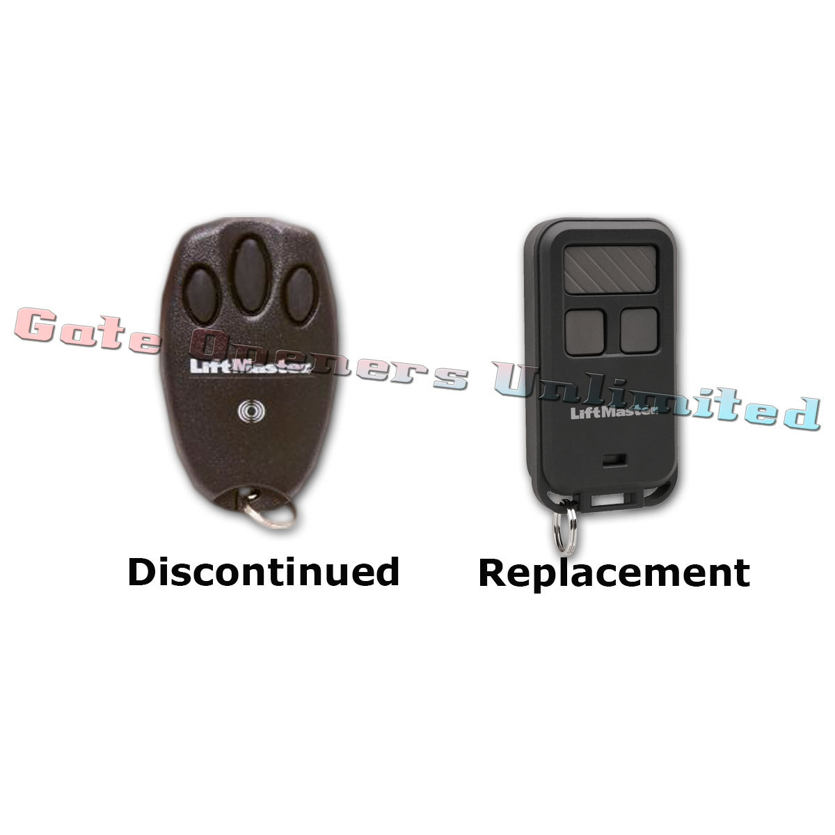 Liftmaster 370LM Security+ Mini 3-Button Remote Replaced by 890MAX 3-Button