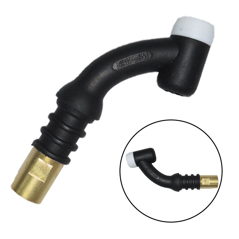 WP-26F SR-26F TIG Torch Head Flexible Gas Cooled ABS Body Black Finish