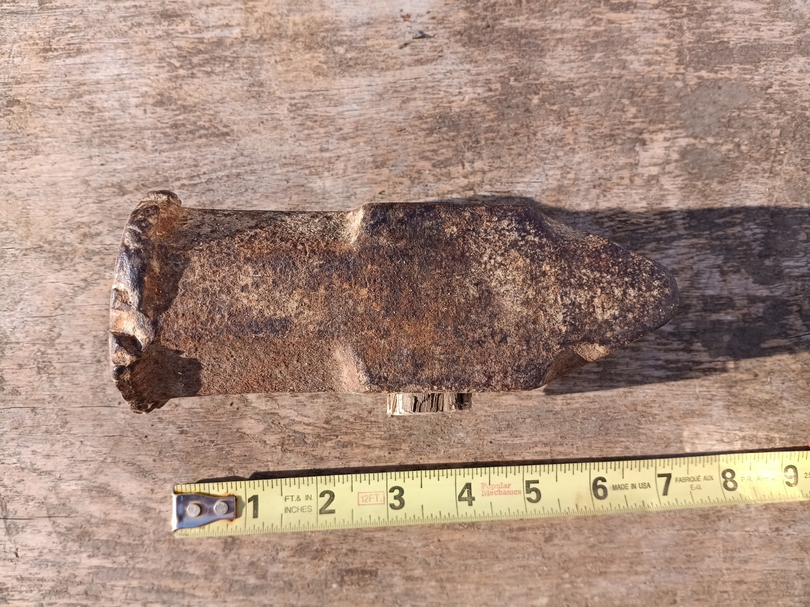 Vintage Blacksmithing Large Cross Peen Hammer Head 7 lbs 14 oz