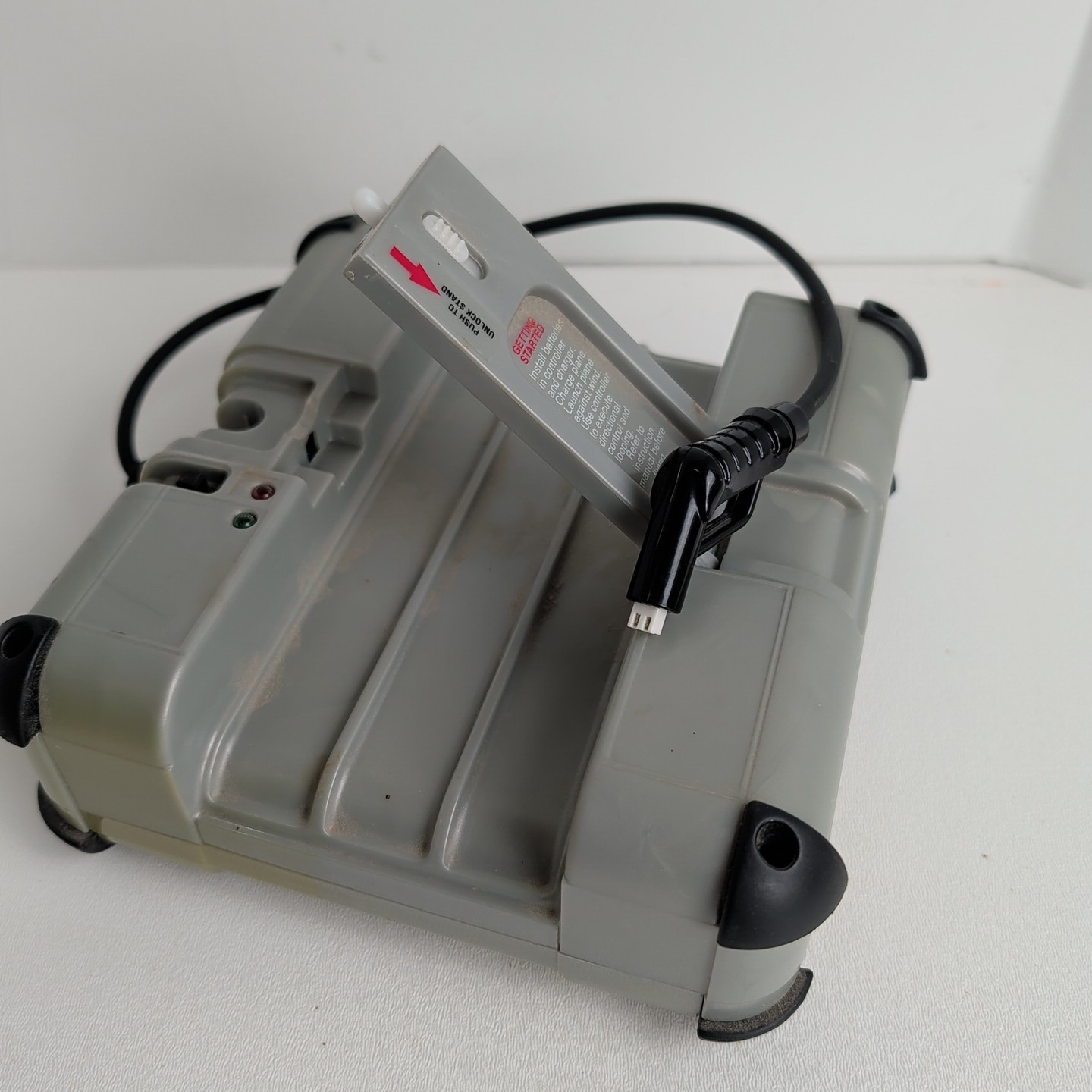 Air Hogs E Charger RC Plane Launcher Base 2003 Spin Master Vintage Untested
