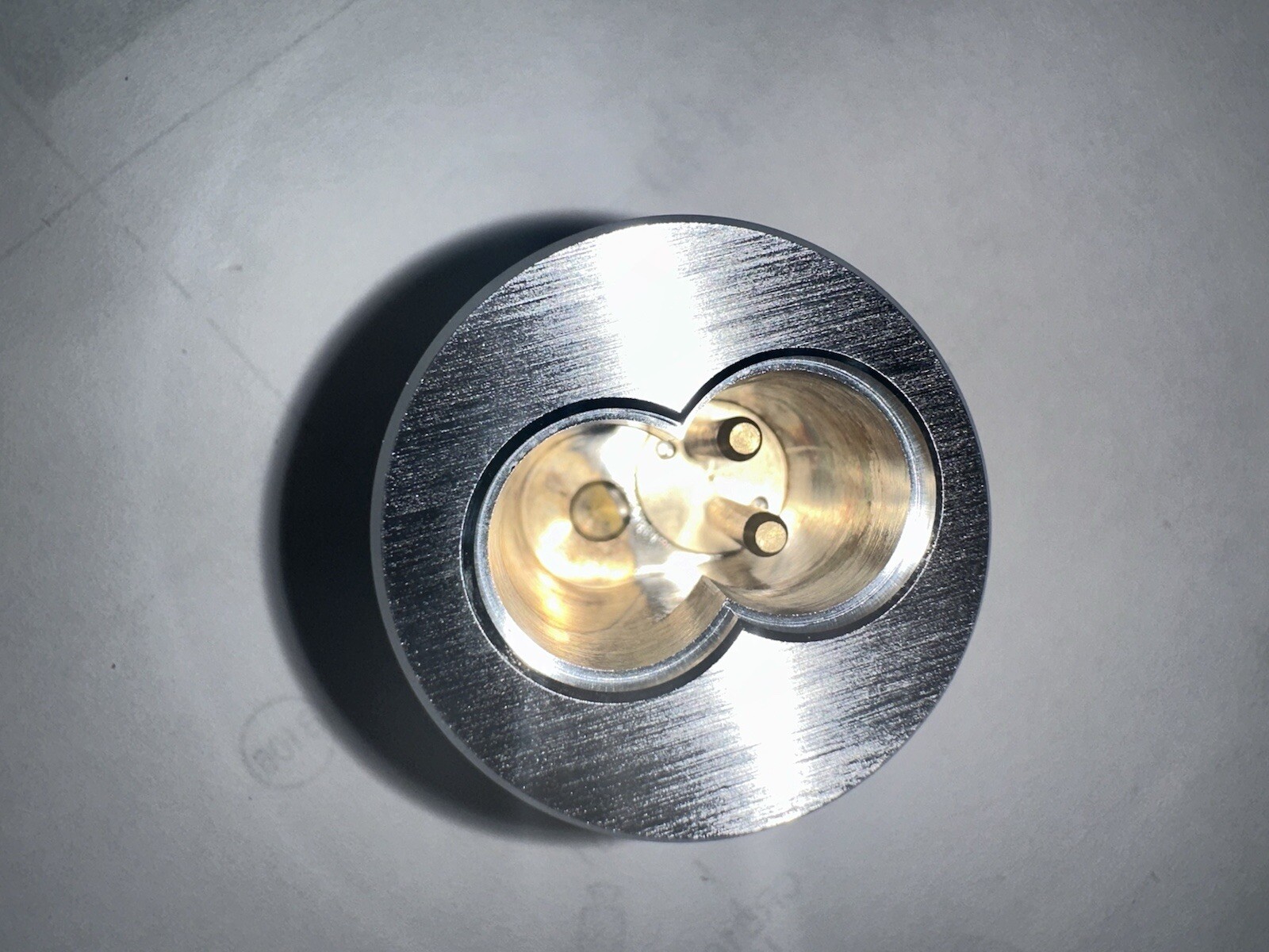 Mortise IC Core Cylinder with Removable Cam, 26d Finish Polished Chrome