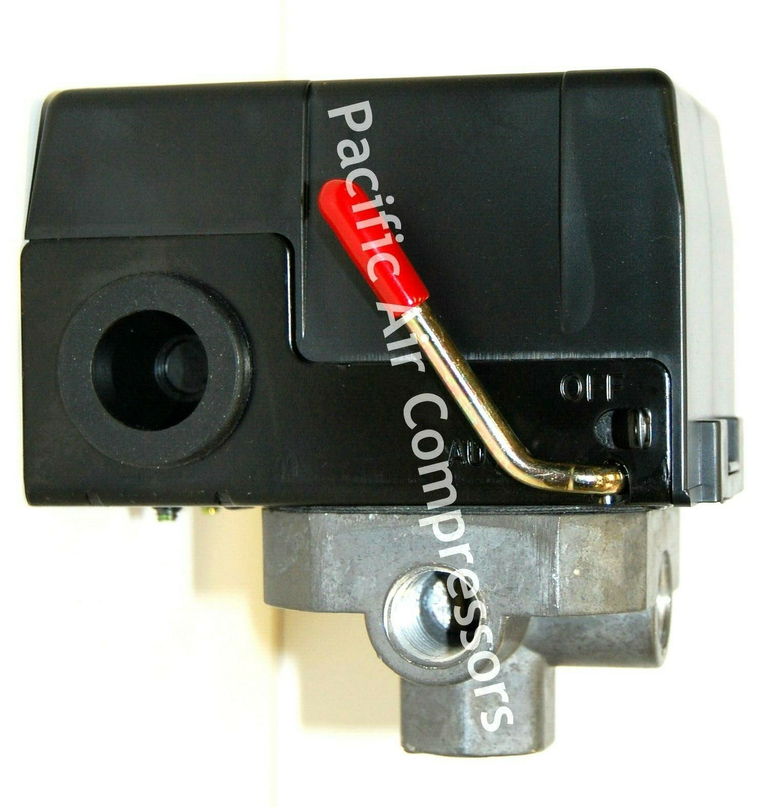 2E21045TB SENCO PRESSURE SWITCH 95 PSI ON 125 PSI OFF FOUR PORT UNLOADER VALVE