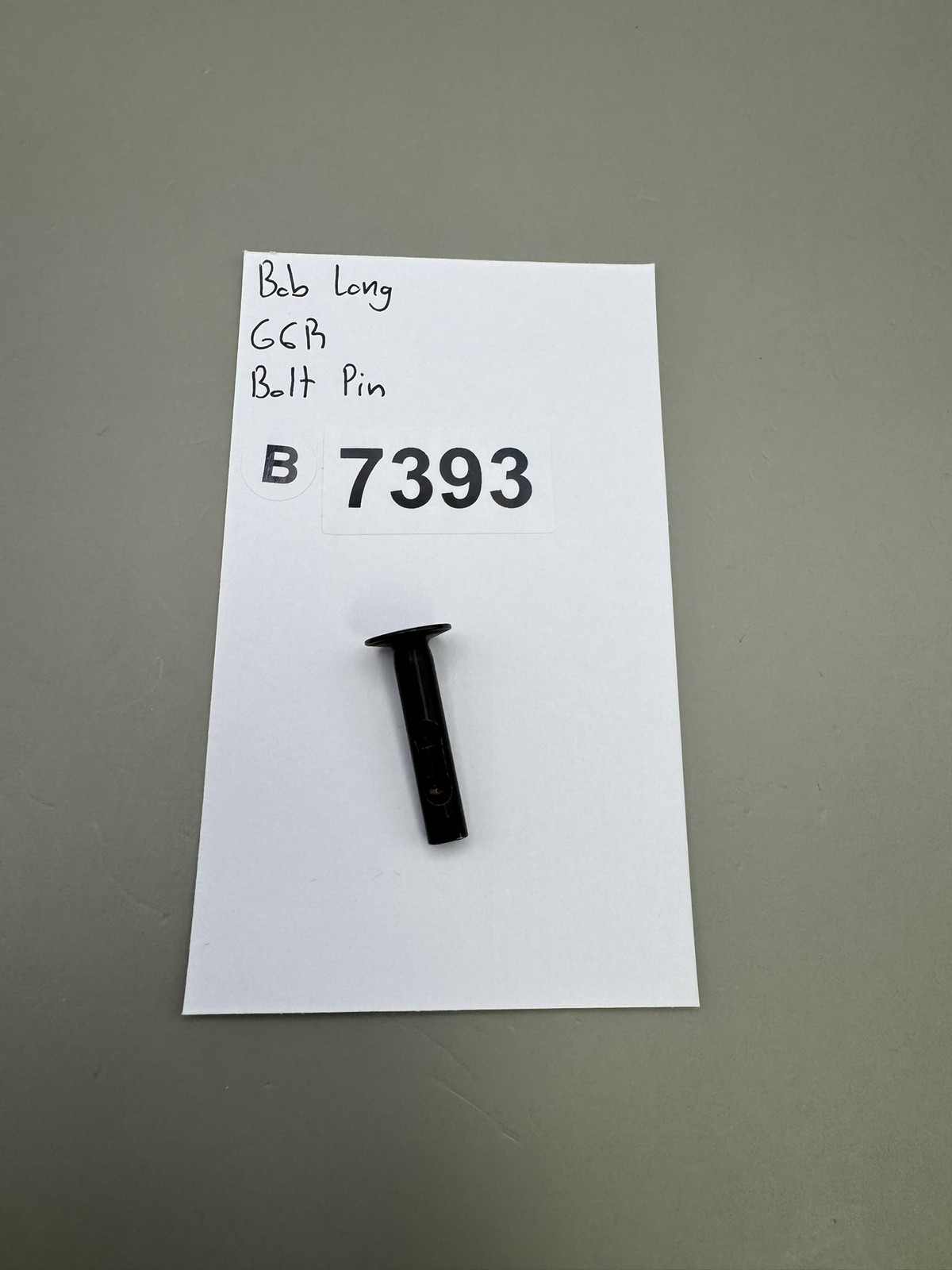 Bob Long G6R Bolt Pin Black