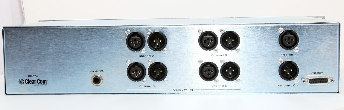 HME ClearCom 4-CH Remote Station Encore RM-704 Rack Mount Intercom System Base