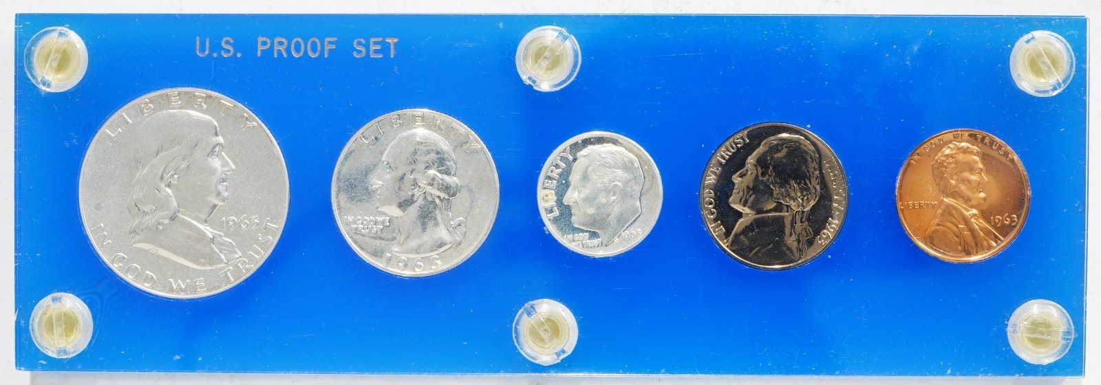 1963 United States Proof Set in Plastic Case