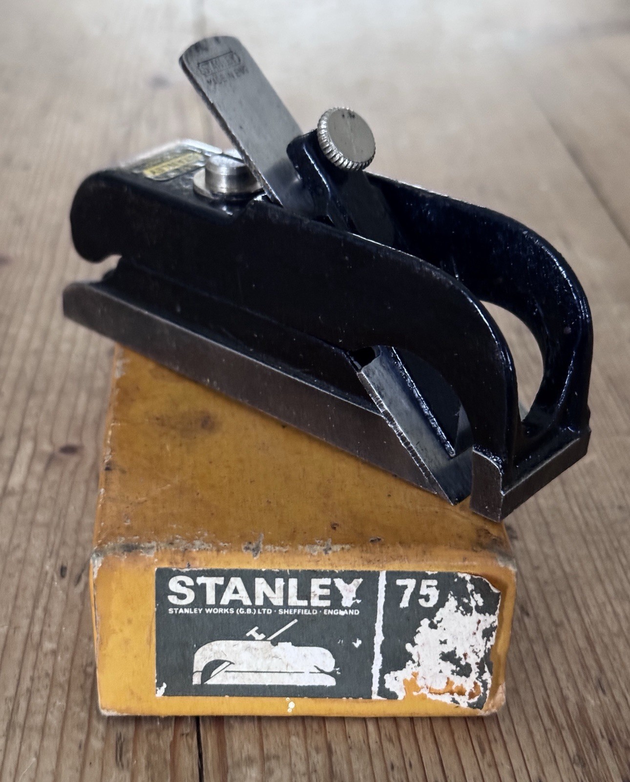 VINTAGE STANLEY No.75 BULLNOSE PLANE REBATE Carpenters Cabinet Makers Modelers
