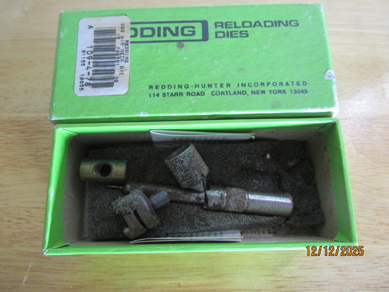 Redding 308 Win Reloading Neck Dies Model 109-4-78