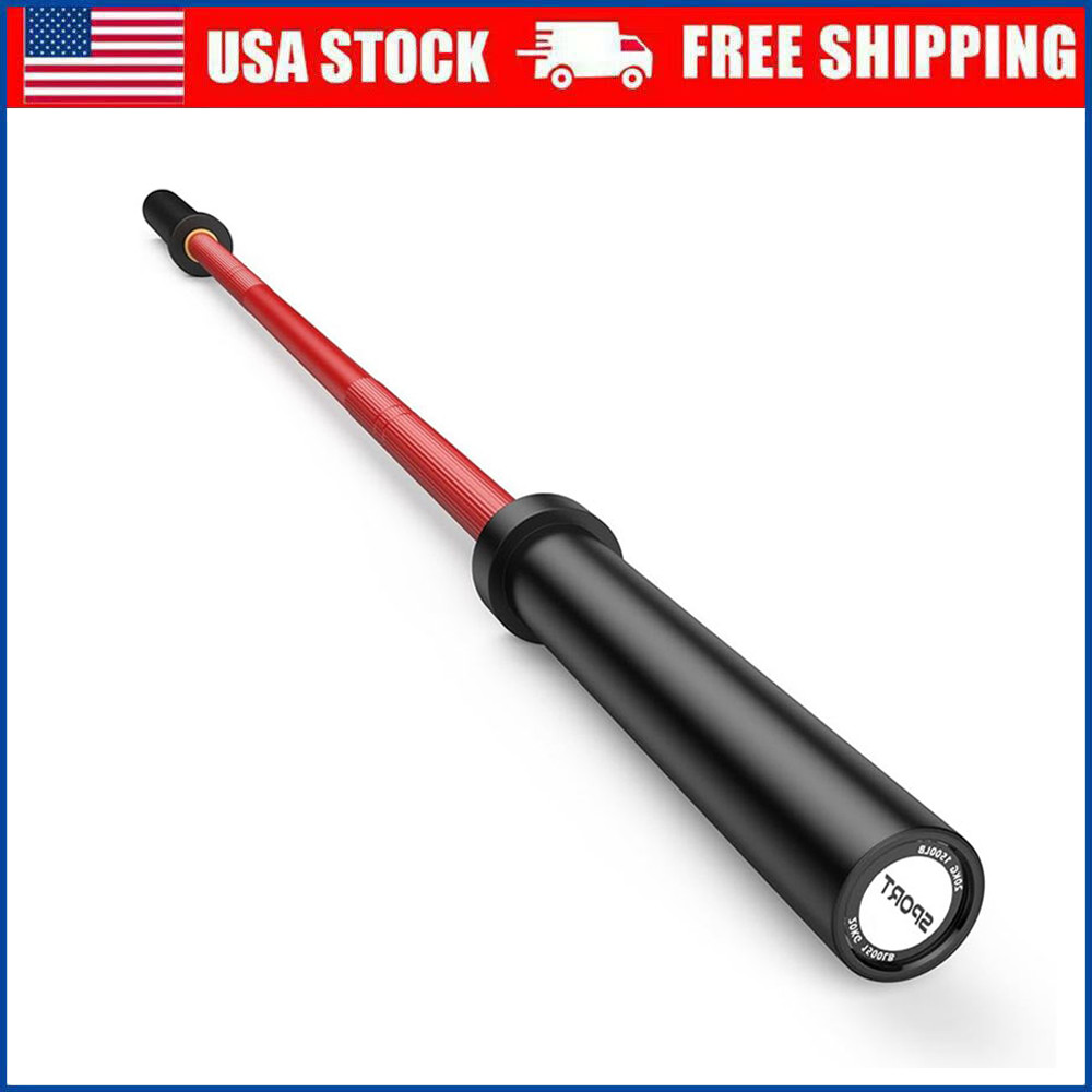7FT Olympic Barbell Bar, 1500LBS Capacity Weight Bar for Power Workout Home Gym