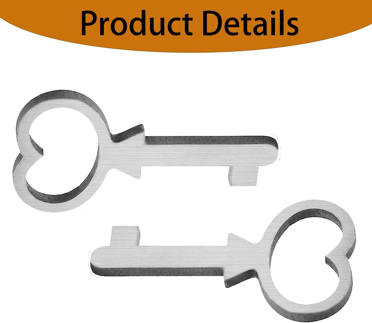 Cedar Box Key, Replacement for Lane Mini Keepsake Boxes, Key Lock, Metal, 2PC |