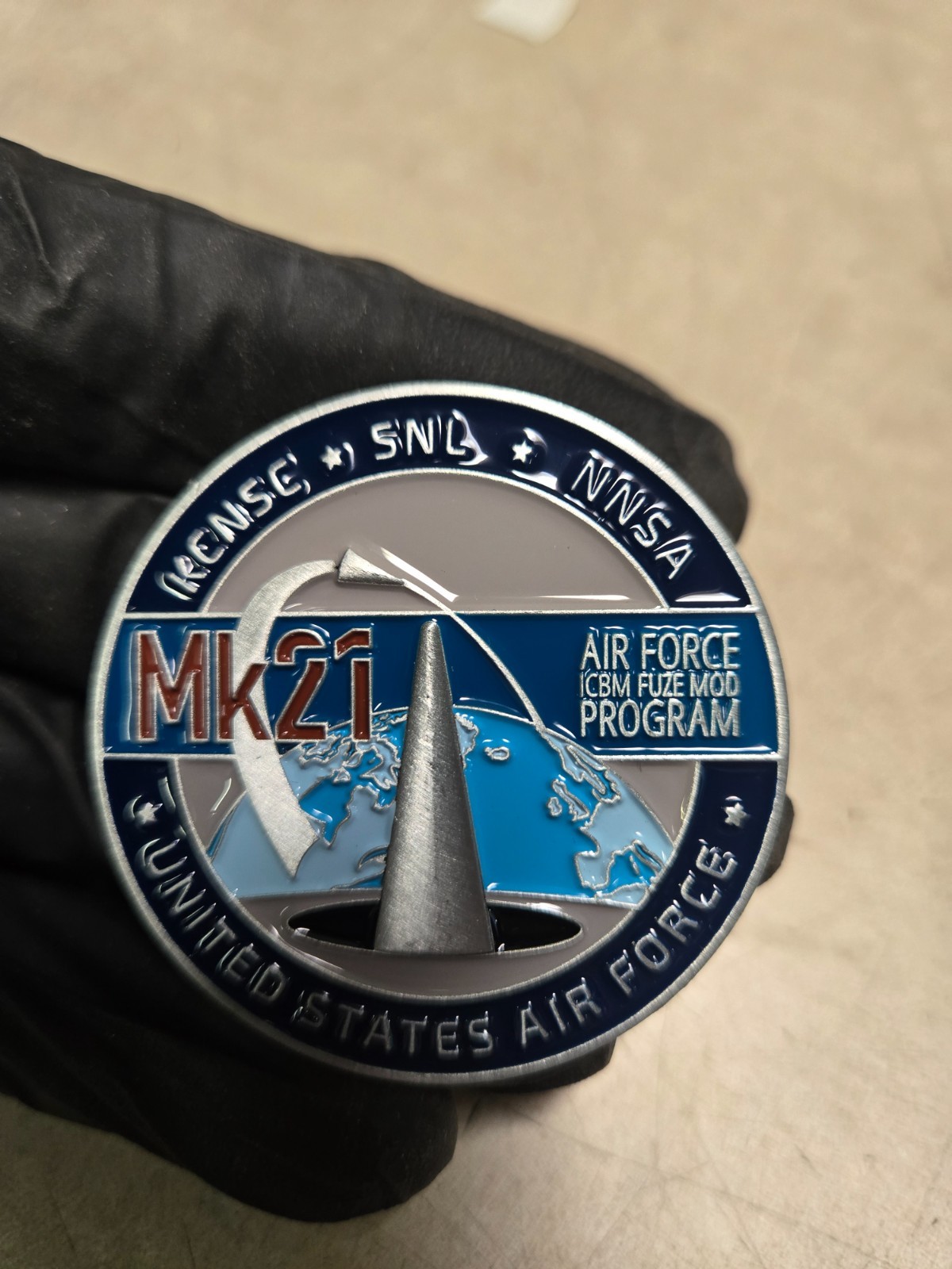 Minuteman iii ICBM Sentinel AFA 5050 Challenge Coin Air Force RARE
