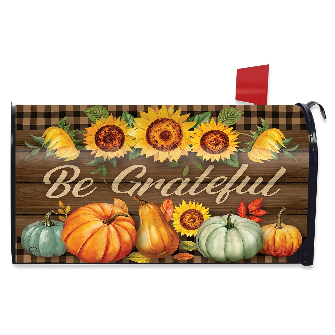 Briarwood Lane Be Grateful Fall Farmhouse Mailbox Cover - Standard Size