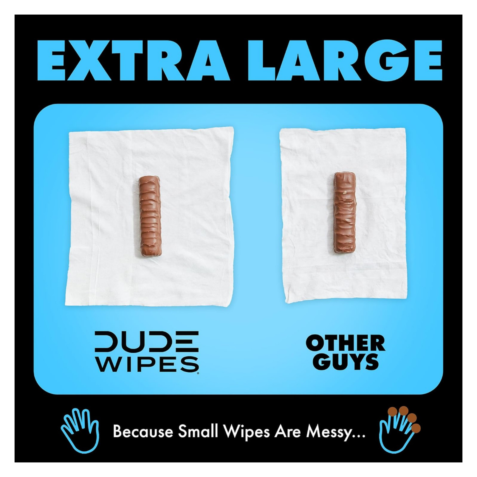 DUDE Wipes On-The-Go Flushable Wipes 30 Count Unscented